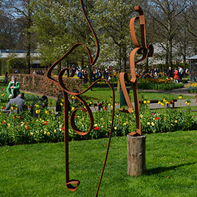 Zus van Zand exposeert op de Keukenhof 2020