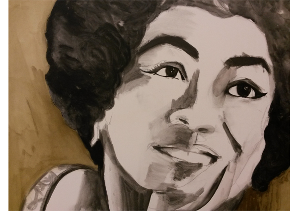 Sarah Vaughan by Zus van Zand